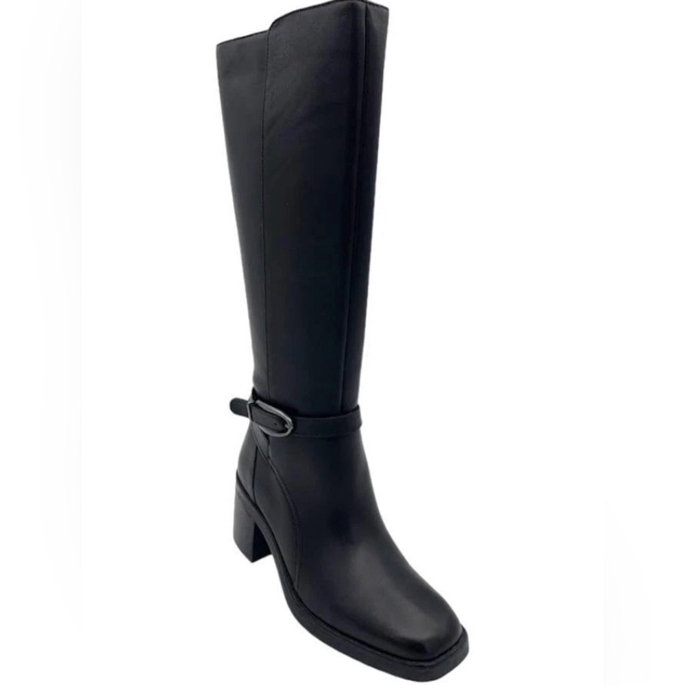 NWT Naturalizer Elliott Black Knee-High leather Women's Boots
